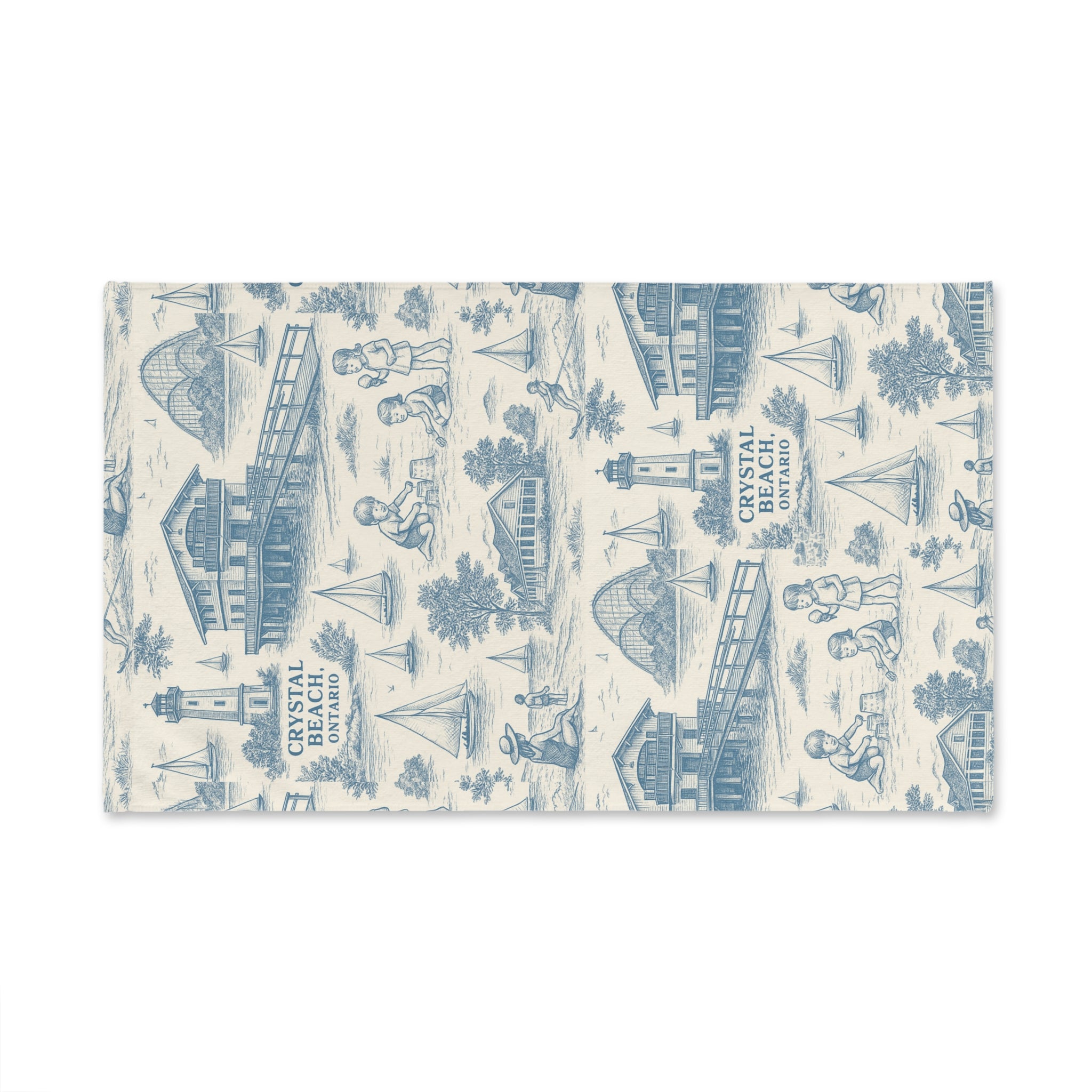 Vintage-Inspired Hand Towel featuring Crystal Beach Scenes, Ideal for Coastal Decor, Beach Lovers, Gift for Vacations, Home Kitchen, [...]