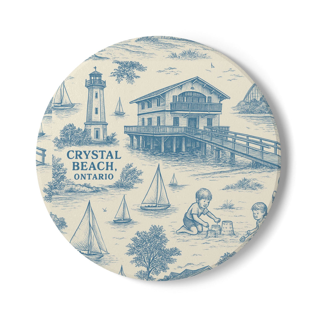 Serene Coastal Ceramic Coaster Set - Beach House Decor, Nautical Theme, Perfect Gift for Housewarming, Beach Lovers, Vacation [...]