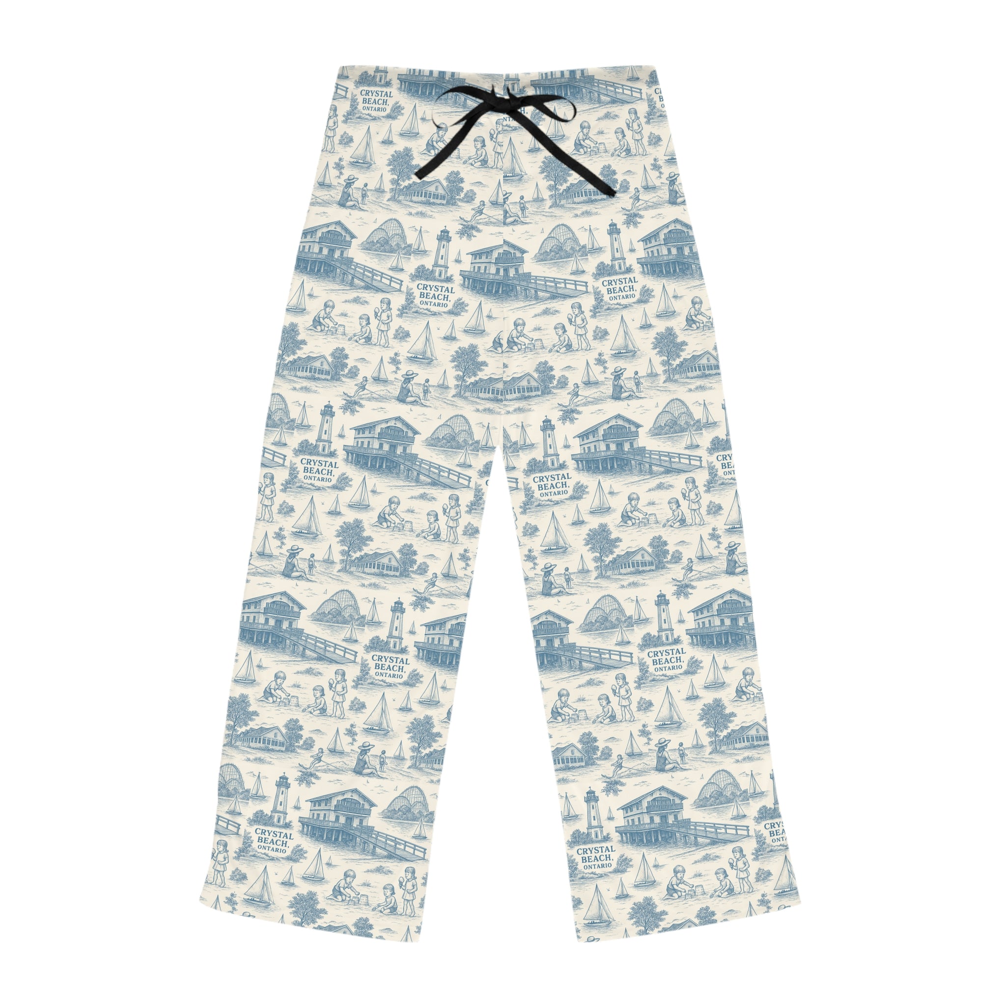 Relaxed Coastal Women's Pajama Pants, Dreamy Sleepwear, Ideal for Lounging, Vacation Vibes, Holiday Gifts, Home Comfort