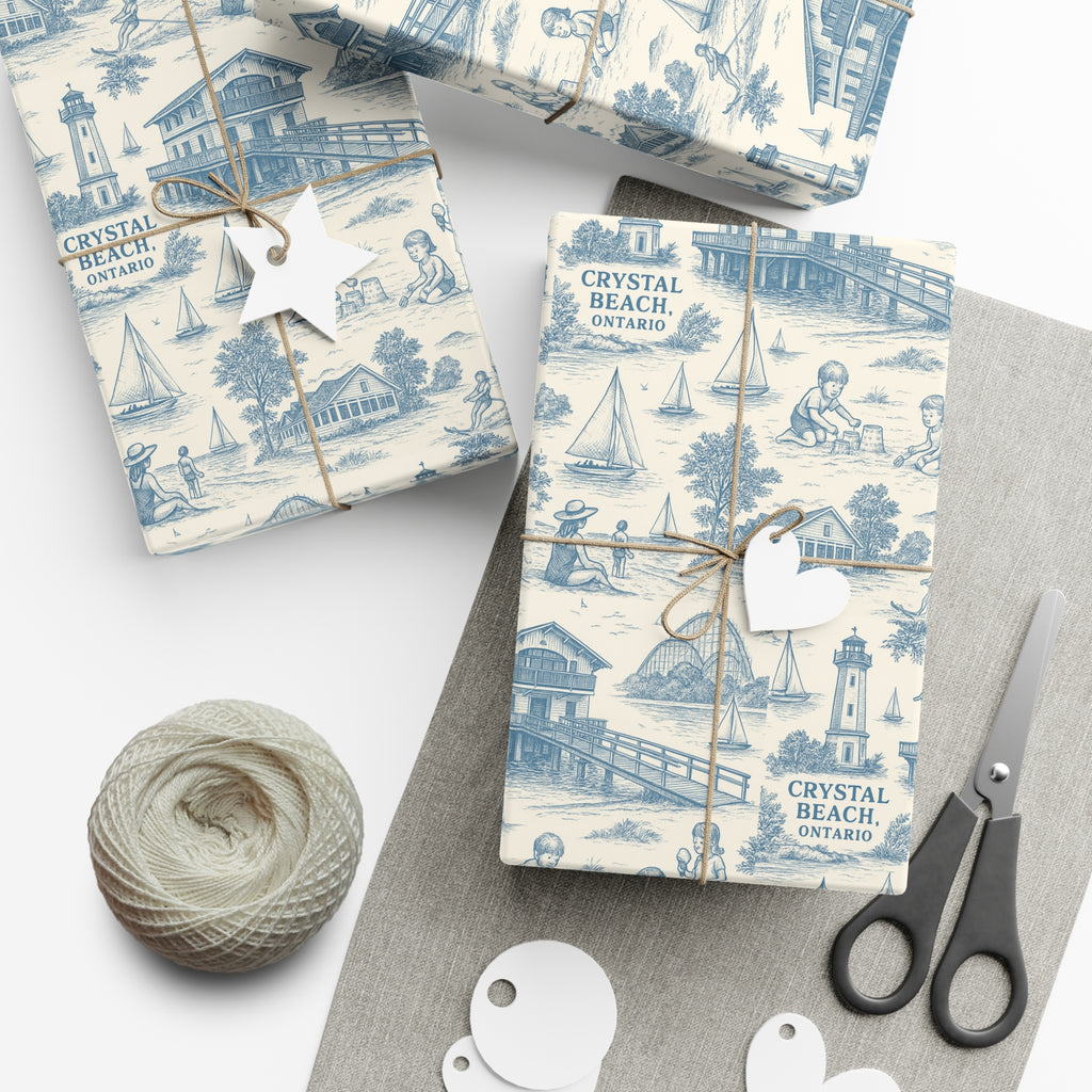 Charming Vintage Gift Wrap Papers for any Occasion, Eco-Friendly Wrapping, Holiday Gift Wrap, Unique Wrapping Paper, Nautical Theme