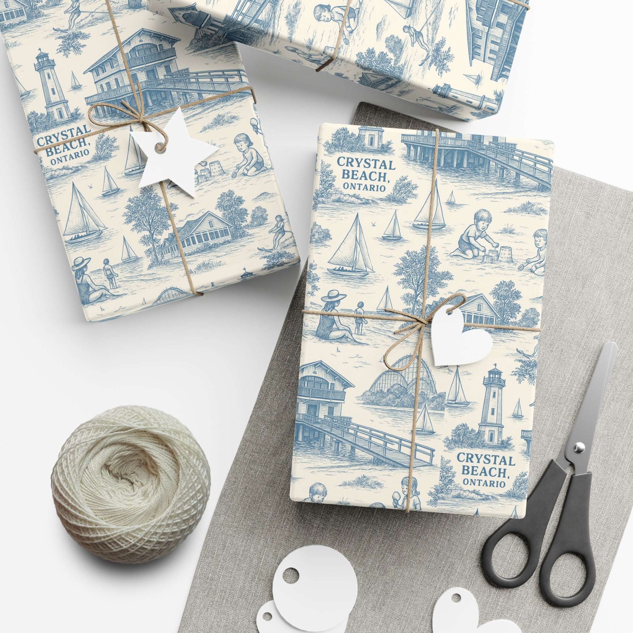 Charming Vintage Gift Wrap Papers for any Occasion, Eco-Friendly Wrapping, Holiday Gift Wrap, Unique Wrapping Paper, Nautical Theme