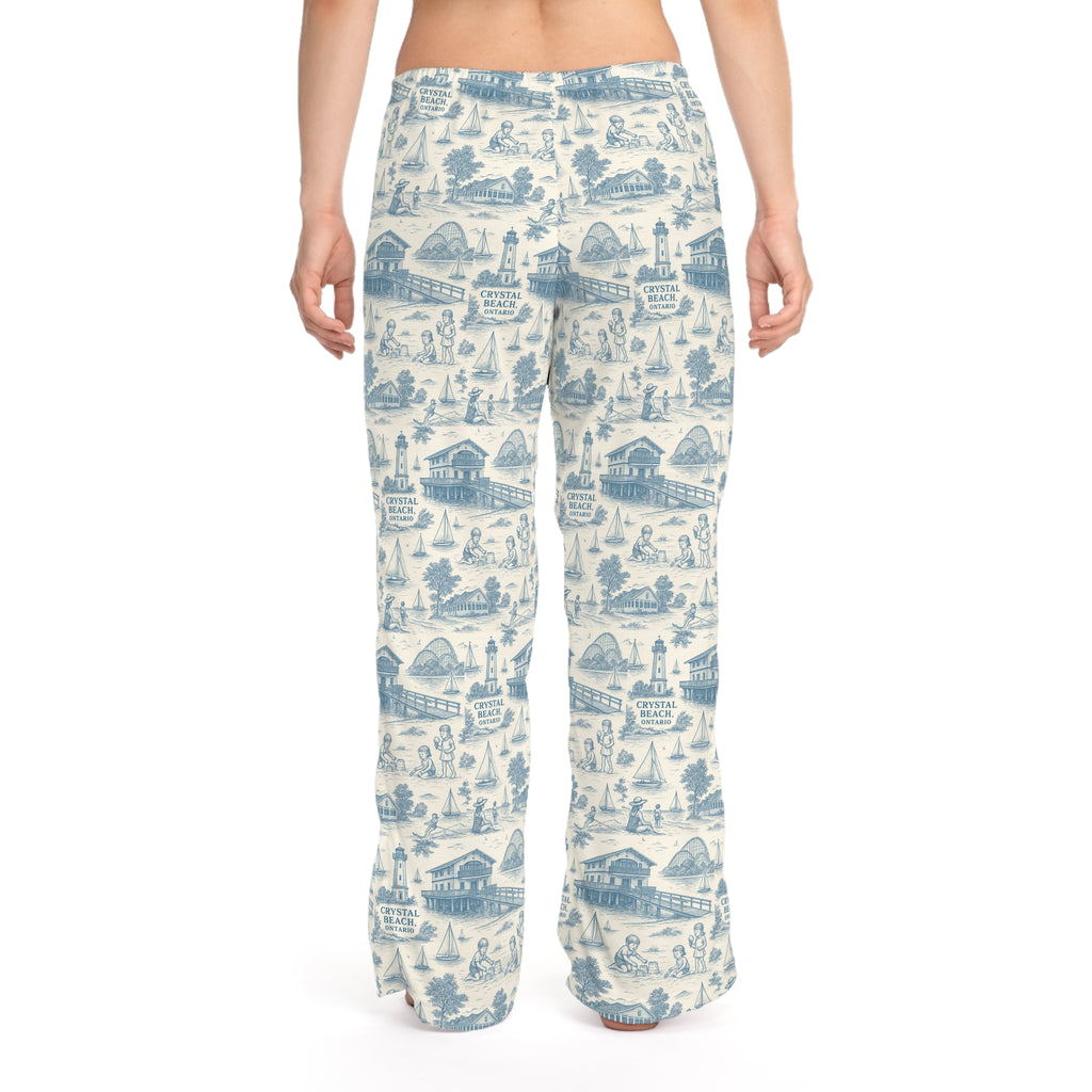 Relaxed Coastal Women's Pajama Pants, Dreamy Sleepwear, Ideal for Lounging, Vacation Vibes, Holiday Gifts, Home Comfort