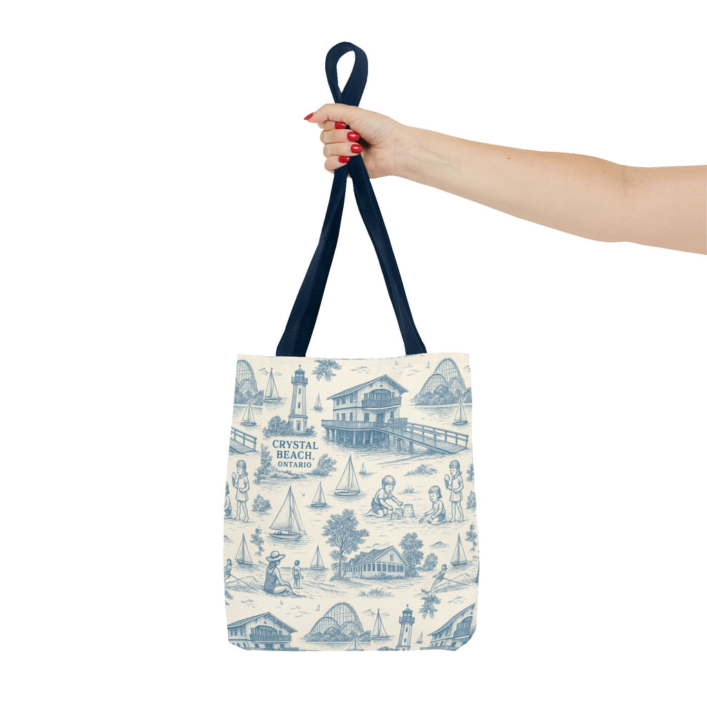 Crystal Beach Tote Bag, Beach Bag, Vacation Tote, Reusable Shopping Bag, Travel Organizer, Summer Accessories