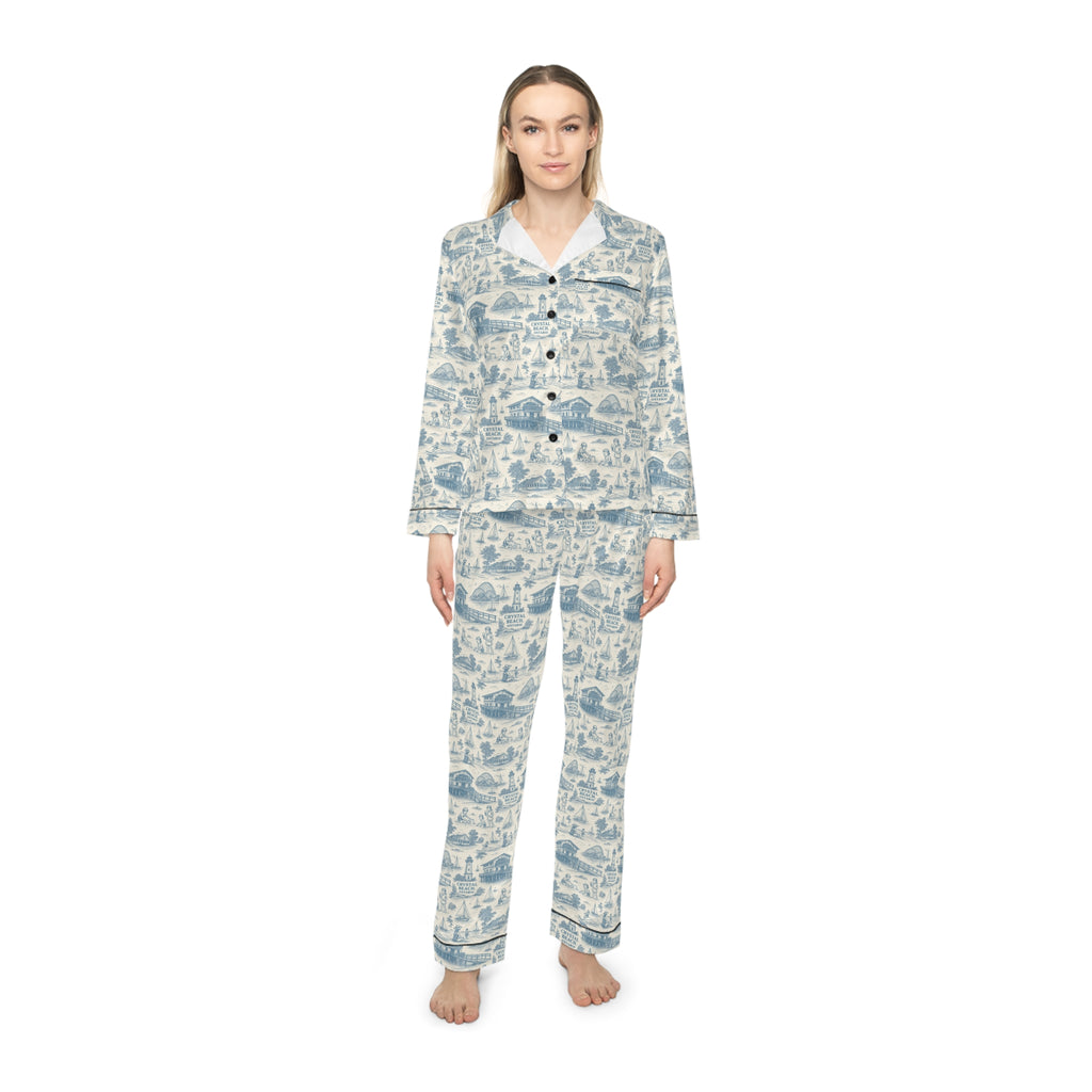 Elegant Women's Satin Pajamas Set - Cozy Nightwear, Luxurious Sleepwear, Perfect for Gifting, Relaxing, Special Occasions