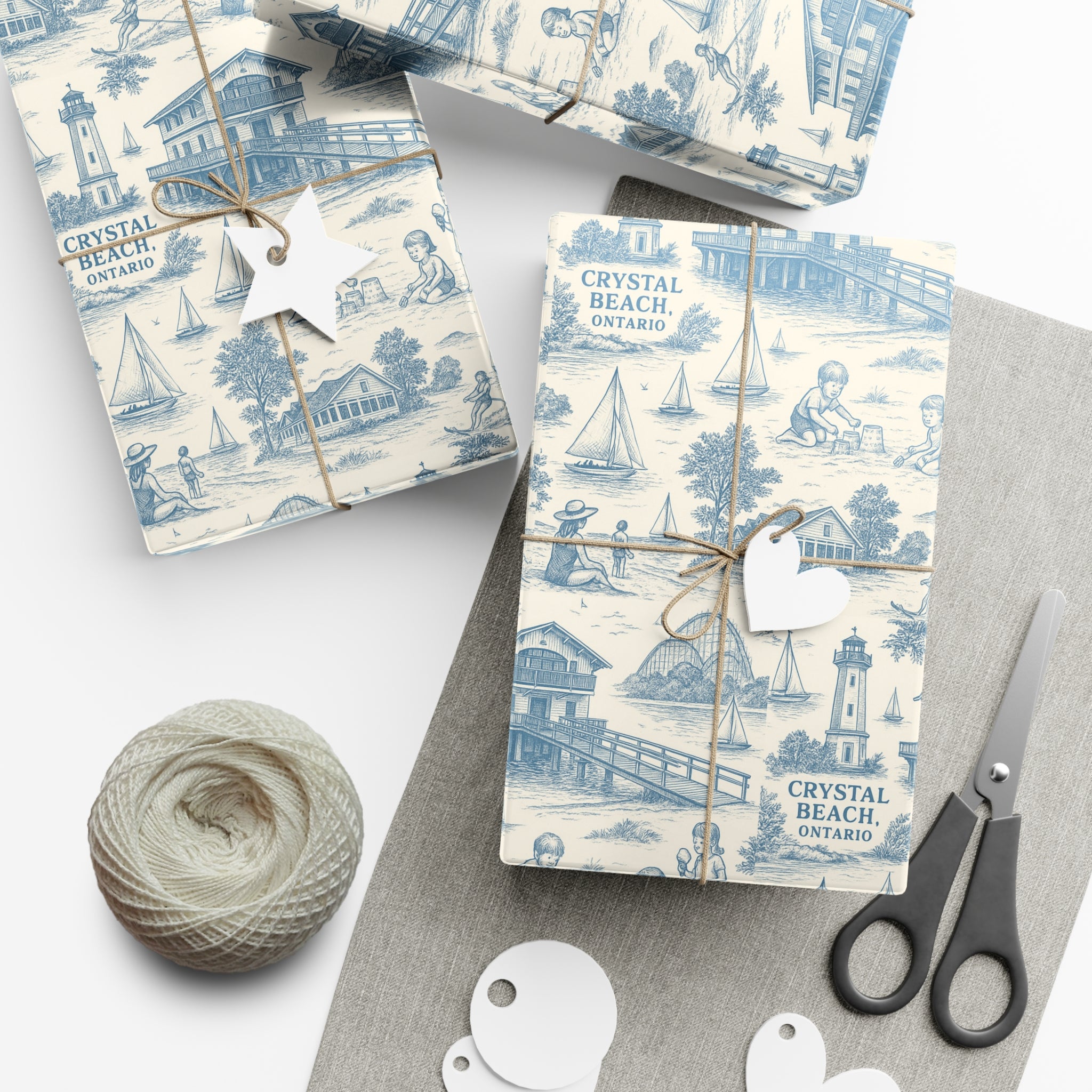 Charming Vintage Gift Wrap Papers for any Occasion, Eco-Friendly Wrapping, Holiday Gift Wrap, Unique Wrapping Paper, Nautical Theme