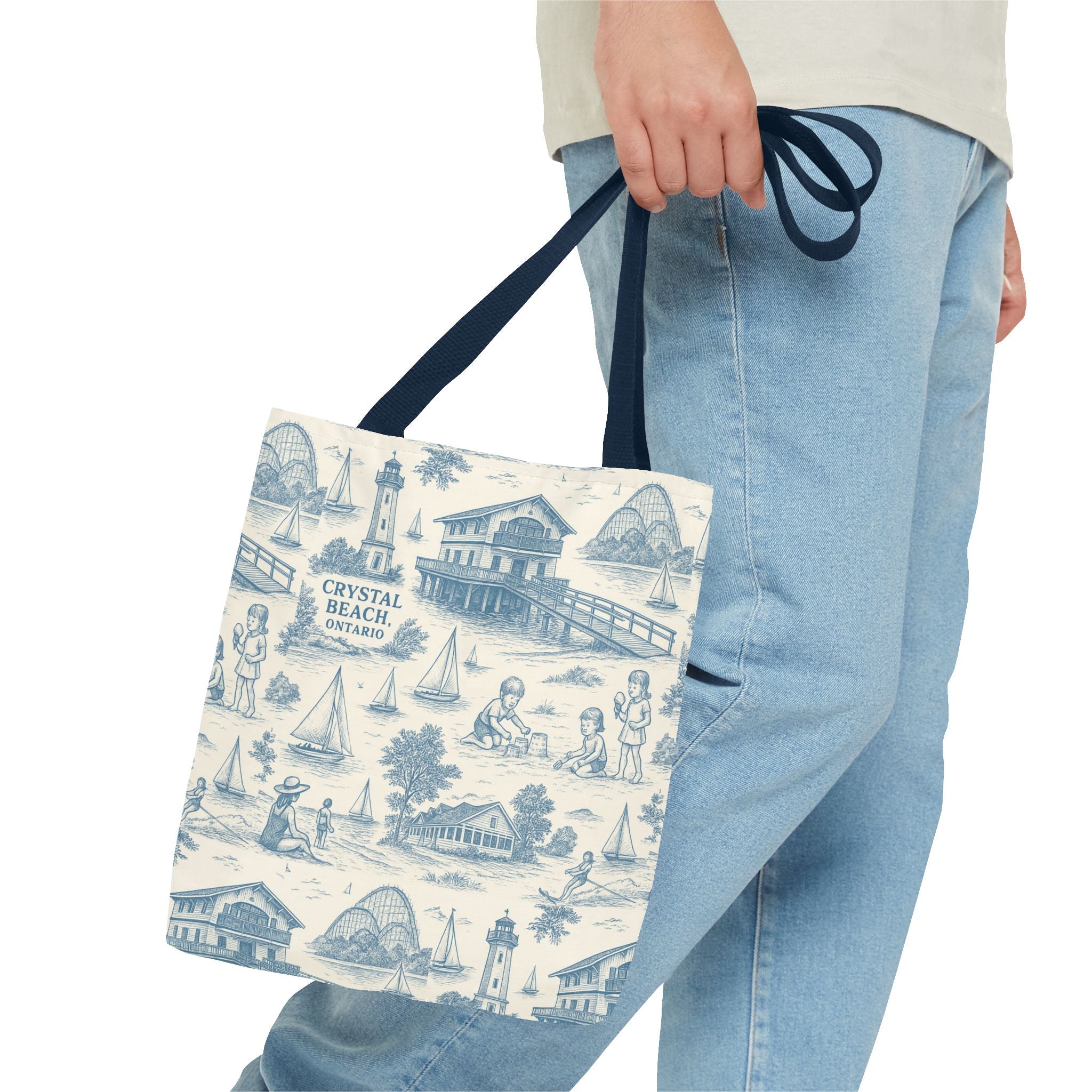 Crystal Beach Tote Bag, Beach Bag, Vacation Tote, Reusable Shopping Bag, Travel Organizer, Summer Accessories