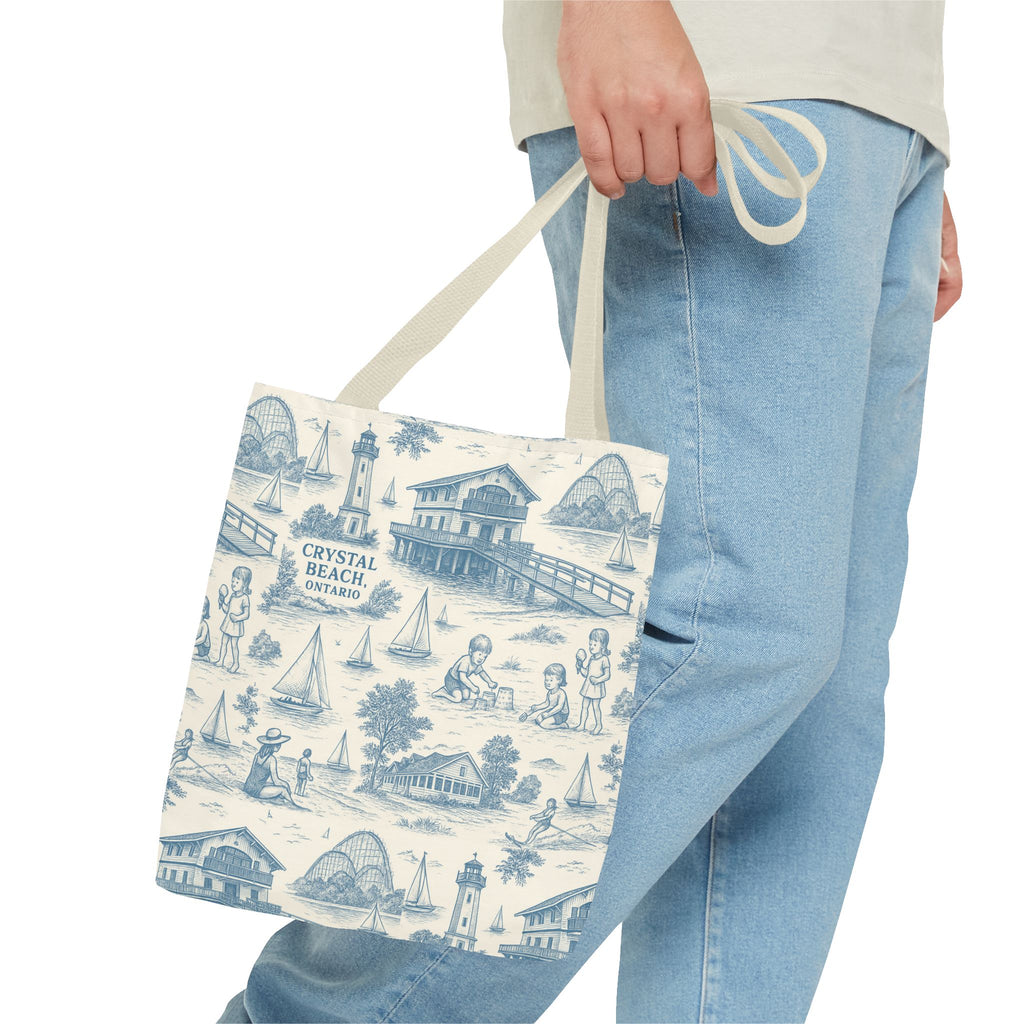 Crystal Beach Tote Bag, Beach Bag, Vacation Tote, Reusable Shopping Bag, Travel Organizer, Summer Accessories
