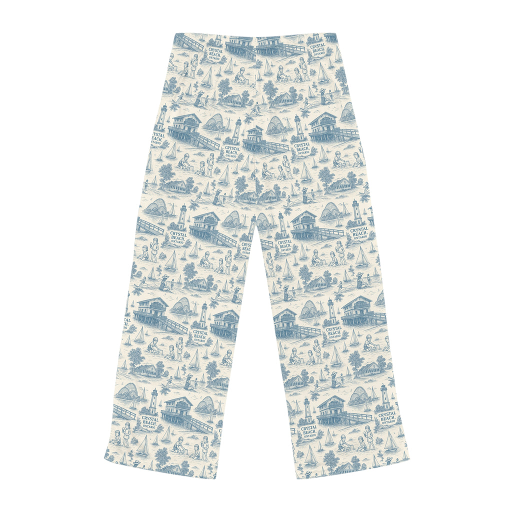 Relaxed Coastal Women's Pajama Pants, Dreamy Sleepwear, Ideal for Lounging, Vacation Vibes, Holiday Gifts, Home Comfort