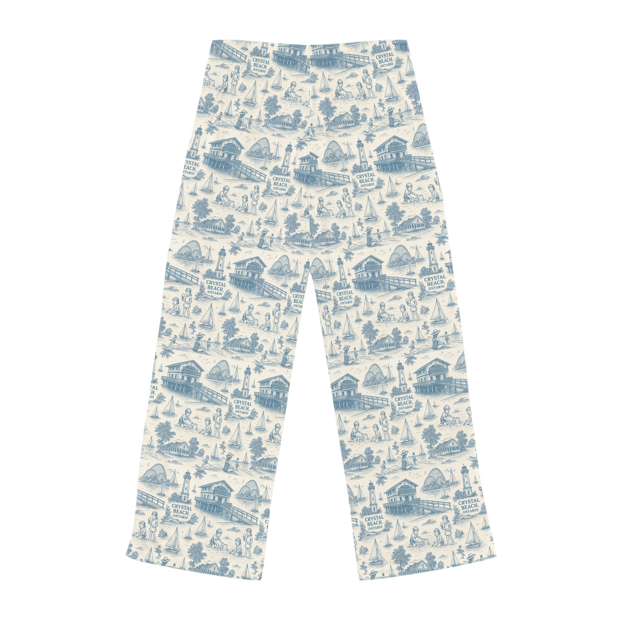 Relaxed Coastal Women's Pajama Pants, Dreamy Sleepwear, Ideal for Lounging, Vacation Vibes, Holiday Gifts, Home Comfort